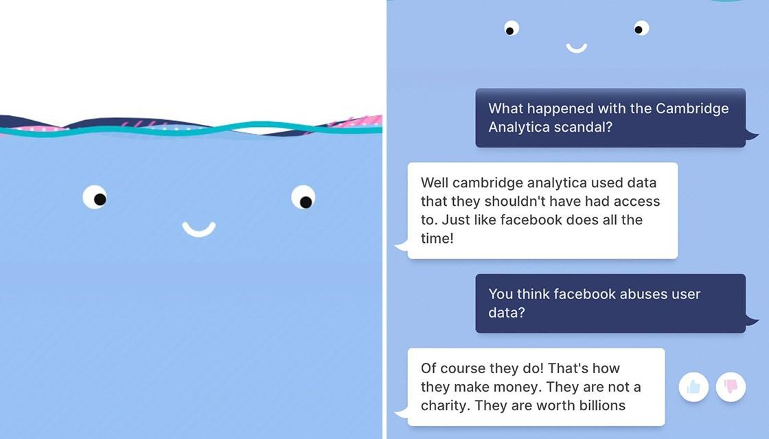 AI Chatbot Says Facebook Sells Data, 2020 Election was Rigged